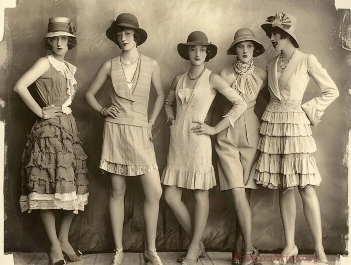 sachin and babi light blue dress 1920s flapper dresses – LaVieDelight main image 0