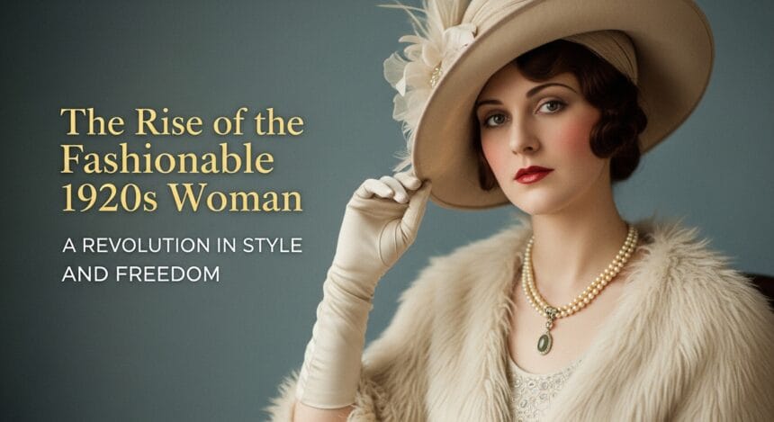 The Rise of the Fashionable 1920s Woman, A Revolution in Style and Freedom