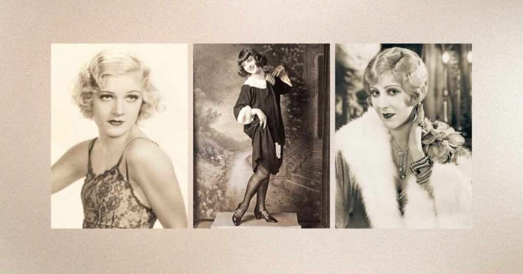 1920s fashion trends for women flapper dress style,Vintage flapper girl with pearl necklace and headband,Drop waist dress 1920s fashion for women,Cloche hat and bob haircut 1920s outfit,Sequined evening dress 1920s vintage glamour, girly times