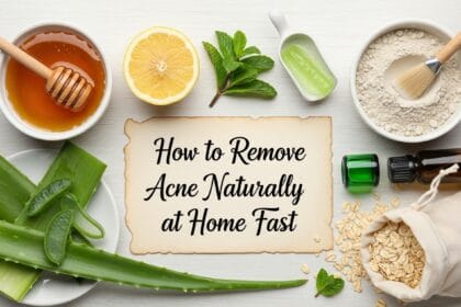 Remove Acne Naturally at Home