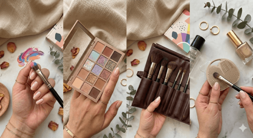 Makeup and clean brushes Guide